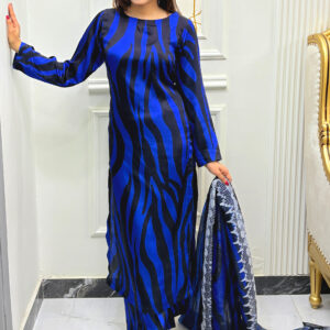 Sang-e-Neel Silk (3 Pcs Stitched)