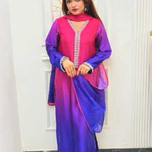 Gul-e-Banafsha Silk (3 Pcs Stitched)